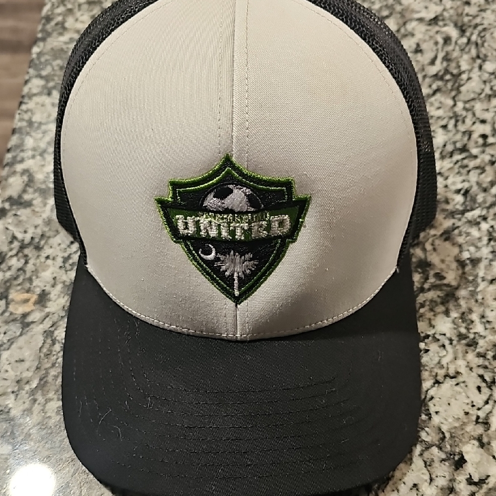 Black and White Soccer Cap